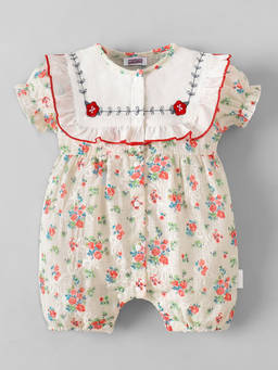 Hopscotch - Floral Rompers