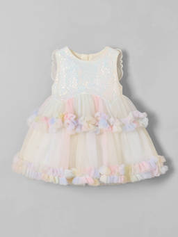 Hopscotch - Ruffle Sequined Dress