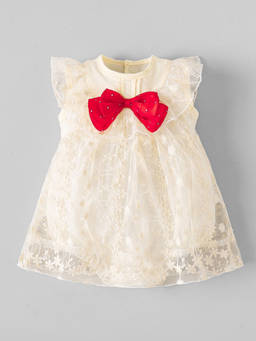 Hopscotch - Floral Embroidered Onesie Dress