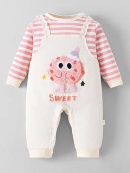 Hopscotch - Embroidered Bunny Romper