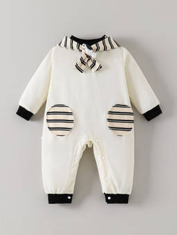 Hopscotch - Striped Cut And Sew Romper