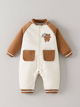 Hopscotch - Teddy Embroidered Romper