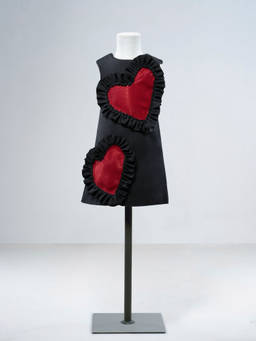 Hopscotch - 3D Heart Ruffled Applique Dress