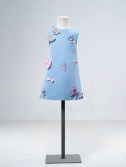 Hopscotch - Bow Applique Dress
