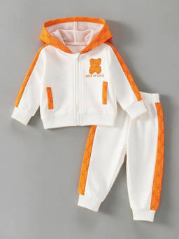 Hopscotch - Colour Block Hooded Joggers Set