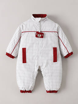 Hopscotch - Checkered Romper