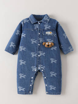 Hopscotch - Bear Applique Romper