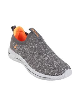 Mochi - Men Sports Synthetic Grey Walking Shoes