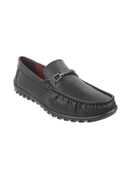 Metro Shoes Black Moccasins Mens Buy Metro Men Casual Synthetic - Main Image