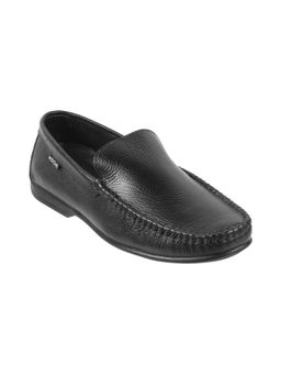 Mochi - Men Casual Leather Black Loafers