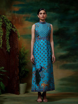 SAMVRIH - Blue Neel Mayuri Long Dress