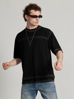 Espanshe - Black Tie & Dye Loose Fit T-shirt