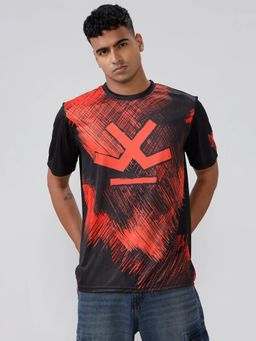 WROGN - Orange Printed Slim Fit T-shirt