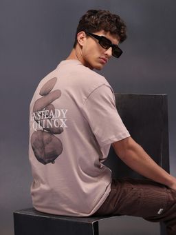 WROGN - White Printed Oversized Fit T-shirt