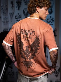 WROGN - Rust Printed Oversized Fit T-shirt