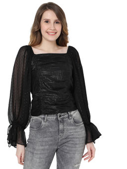VERO MODA - Curve Women Black Top