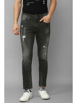 Louis Philippe - Men Grey Mid Smart Fit Jeans