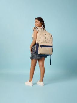Tommy Hilfiger - Beige Backpack For School Segno (7-12 Years)