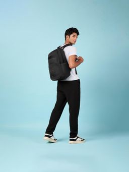 Tommy Hilfiger - Black Backpack For School Silage (7-12 Years)