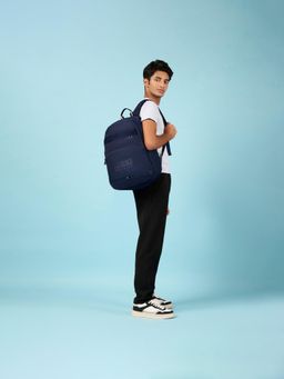 Tommy Hilfiger - Navy Blue Backpack For School Silage (7-12 Years)
