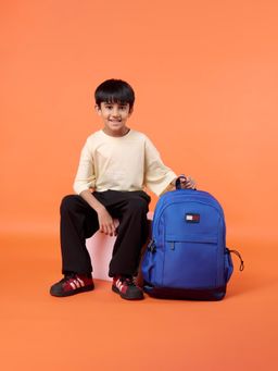 Tommy Hilfiger - Blue Backpack For School Stud (7-12 Years)