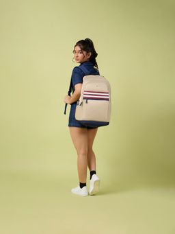 Tommy Hilfiger - Beige Backpack For School Travis (7-12 Years)