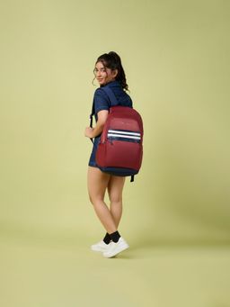 Tommy Hilfiger - Burgundy Backpack For School Travis (7-12 Years)