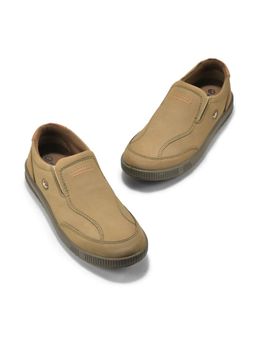 WOODLAND - Men Beige Casual Loafers
