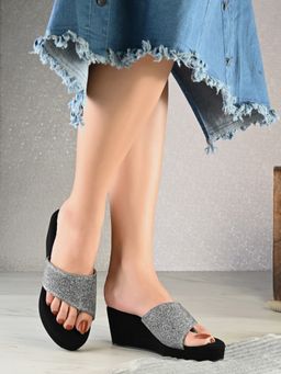 Valentino - Women Premium Silver Wedges