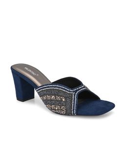 Valentino - Women Navy Blue Premium Sandal Heels