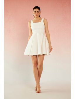 Virgio - Astrid Cute Cotton Printed Skater Dress