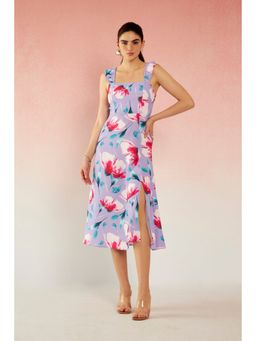 Virgio - Lillian Classy Recycled Polyester Strappy Floral Dress
