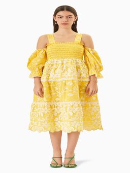 MIRIPRET - Yellow Becca Dress for Women