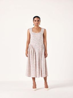 Muvazo - Multi-Colour Weave-Woke Corset Dress