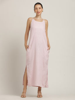 Saltpetre - Women Pink Straight Fit Maxi Dress