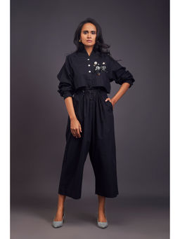 Deepika Arora - Embellished/Sequined Black Jumpsuit