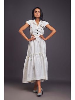 Deepika Arora - Embellished/Sequined White Dress