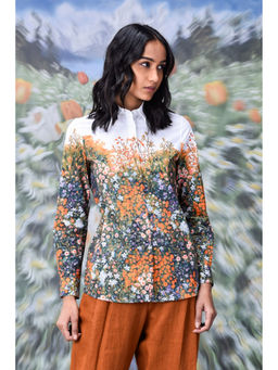 Genes Lecoanet Hemant - Womens Meadow Floral Print Shirt