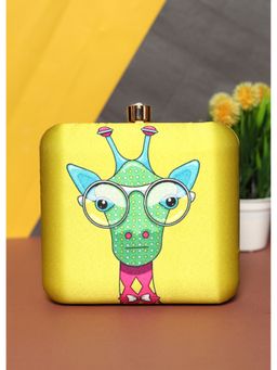 NR by Nidhi Rathi - Women Green Printed Box Clutch