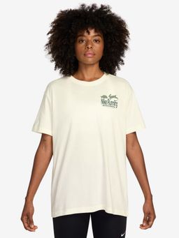 Nike - White Sportswear Move Swft Anmls Women T-Shirt