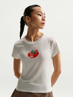 Nike - White Sportswear Nsw Chllknt Modcrp Tmato Women T-Shirt