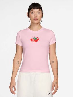 Nike - Pink Sportswear Nsw Chllknt Modcrp Tmato Women T-Shirt