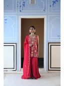 Red color option, Sold out, Currently selected