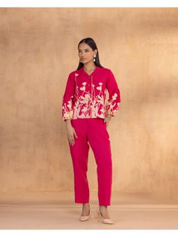 Kaveri - Pink Floral Ballet Co-Ord (Set of 2)