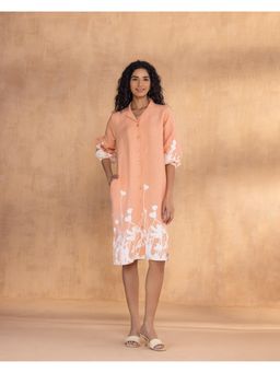 Kaveri - Beige Floral Ballet Dress