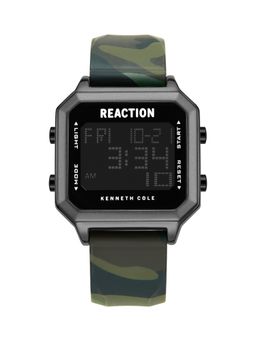 Reaction Kenneth Cole - Unisex Digital Silicon Strap Watch - KRWGP9007803