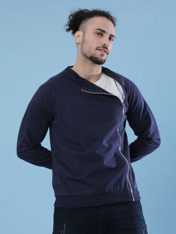 Campus Sutra - Men Solid Full Sleeve Stylish Casual Sweatshirts