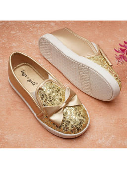 BOYZ N GALZ - Gold Diamond Casual Sneakers