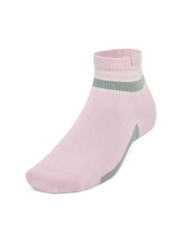Under Armour - Unisex Sportstyle Cotton Pink Quarter Socks (Pack of 3) (L)