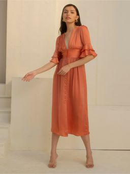 BEYOND - Bruges Dress Orange